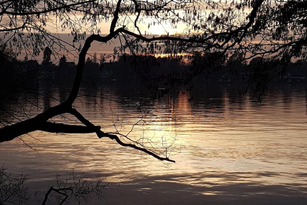 Dachwohnung Mit Wasserblick Und Eigenem Bootssteg Berlin Ngoại thất bức ảnh
